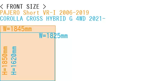 #PAJERO Short VR-I 2006-2019 + COROLLA CROSS HYBRID G 4WD 2021-